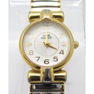 Women Anne Klein II Quartz WR Analog 22mm Round Watch (H537) "New Battery"